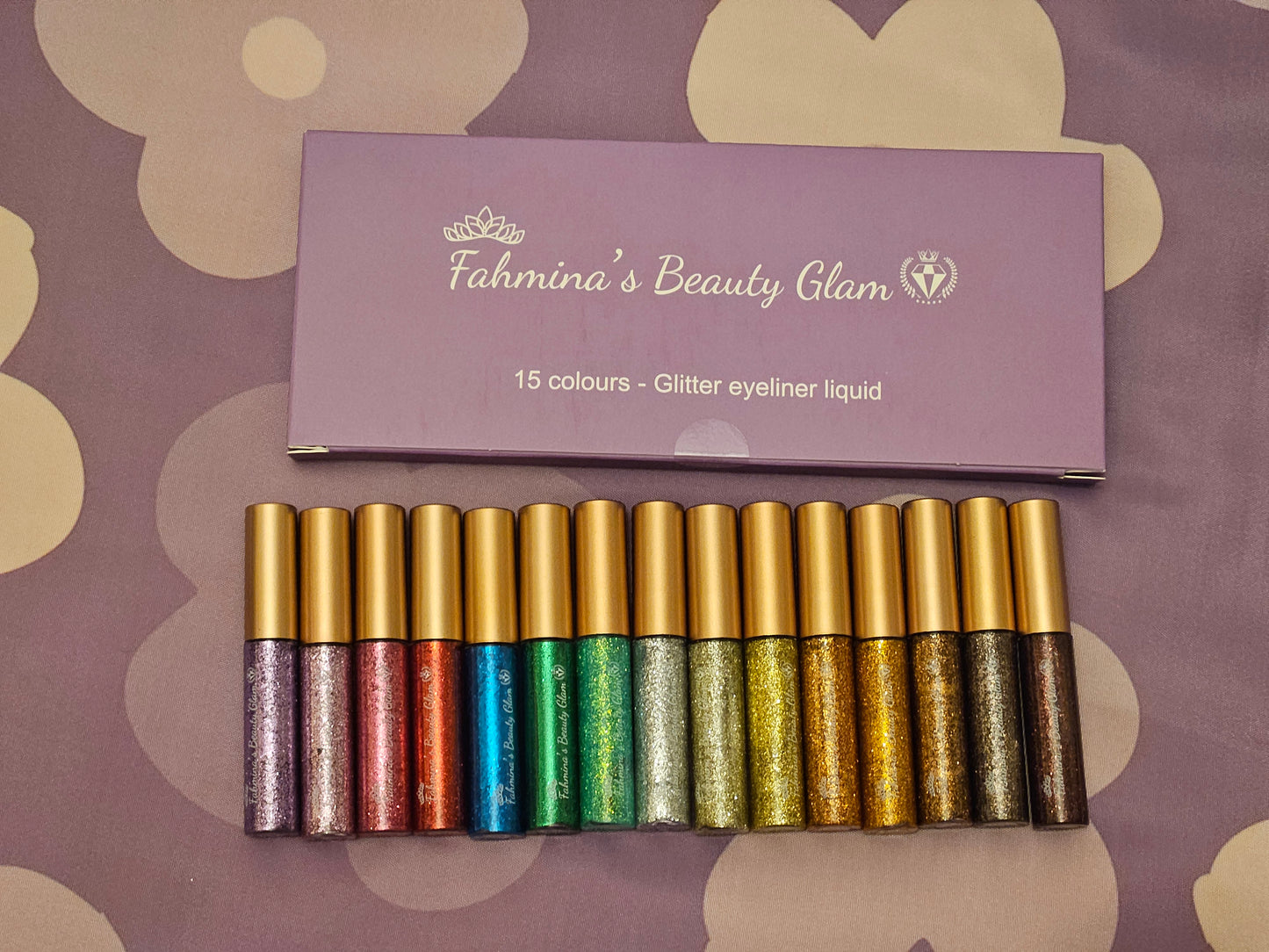 Glitter Liquid Eyeliner 15 Colours-Set