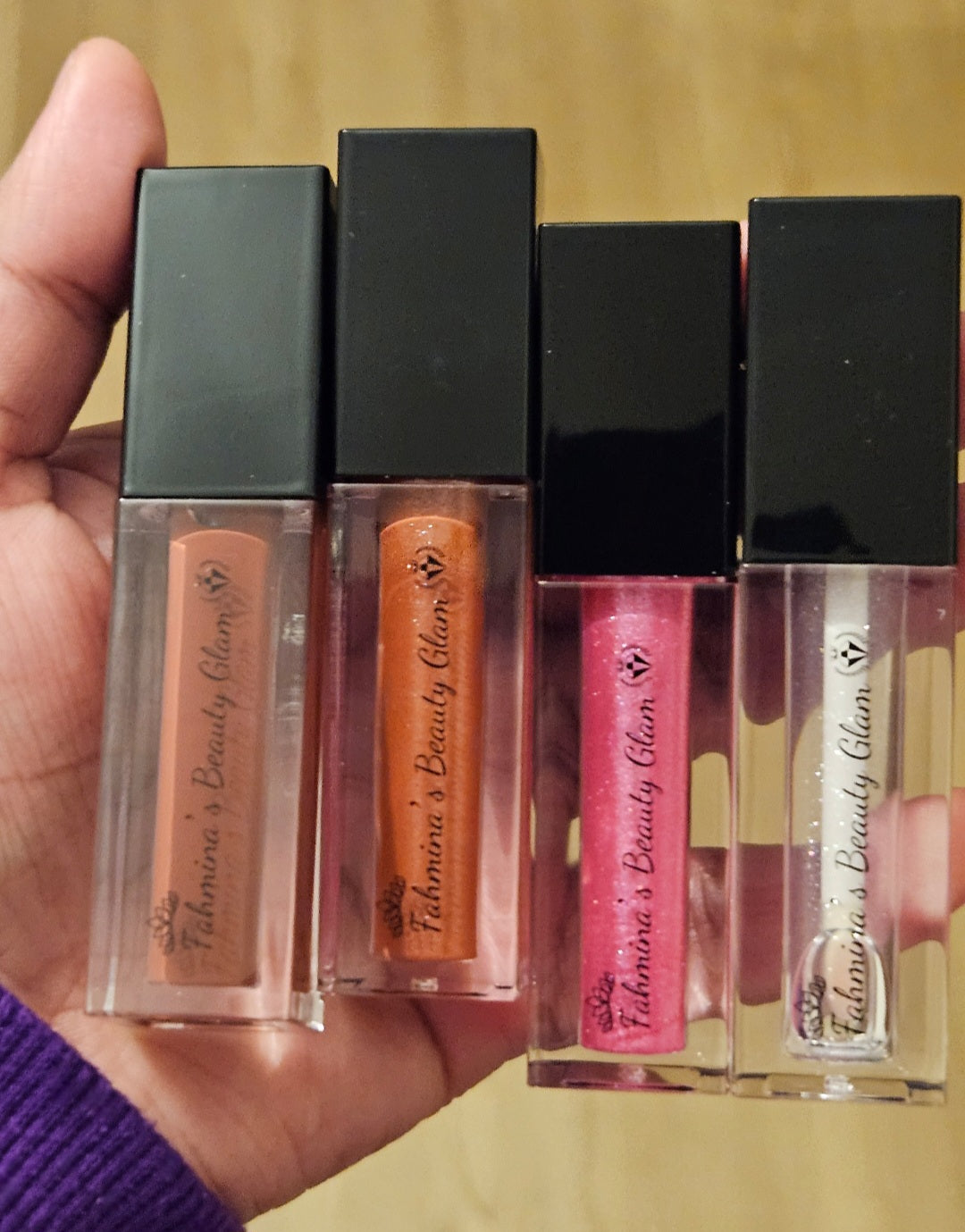 Lip glosses 4-set
